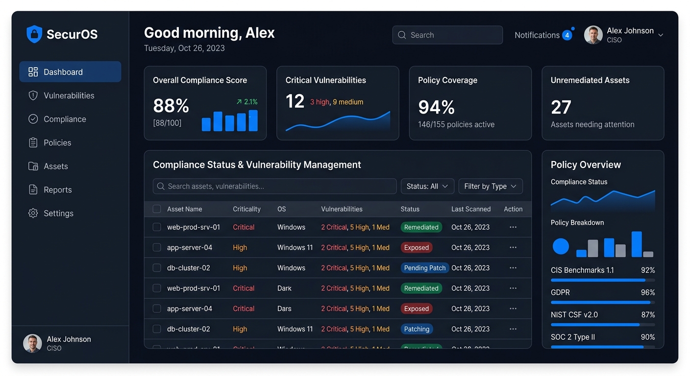 Security management application